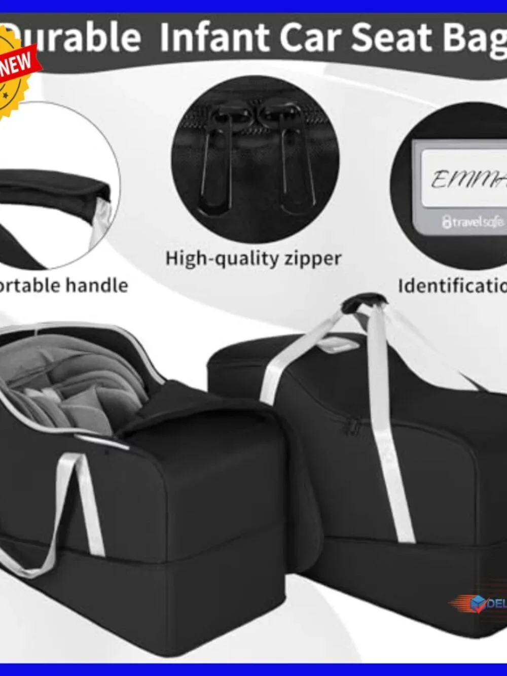 Infant Car Seat Travel Bag Compatible with UPPAbaby Aria Mesa